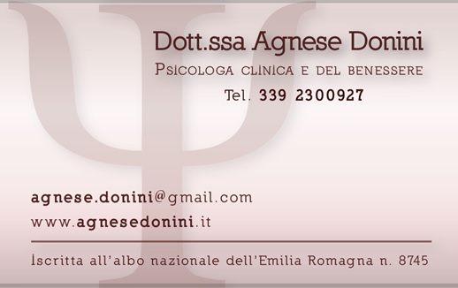 Dott Ssa Agnese Donini Psicologa Clinica E Del Benessere